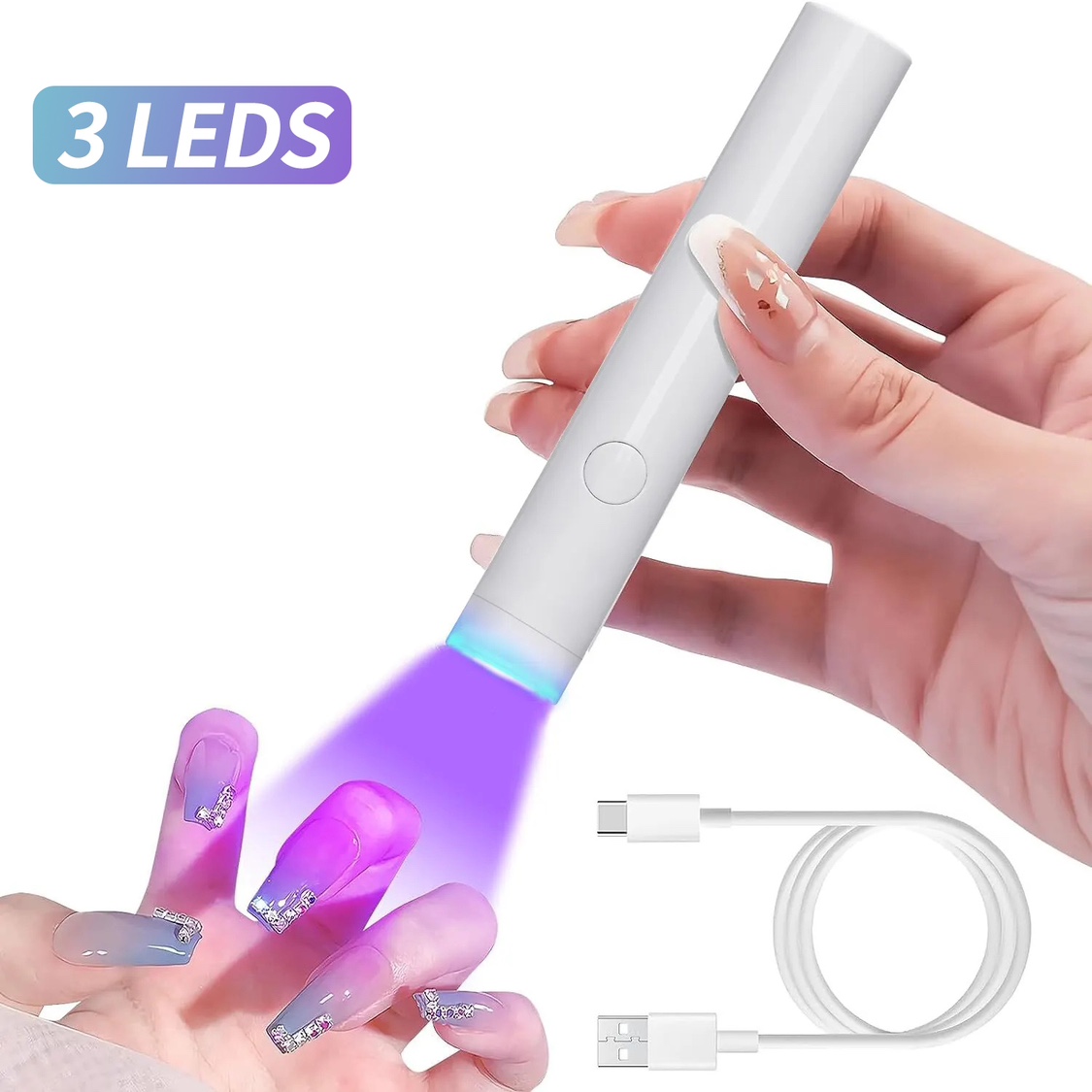 Uv Led Lamp Printer - مجفف أظافر محمول قابل لإعادة الشحن