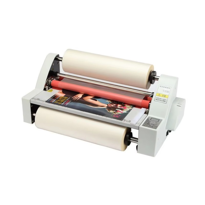 Laminator Cold Roll - آلة تغليف حرارية وباردة 450 مم،