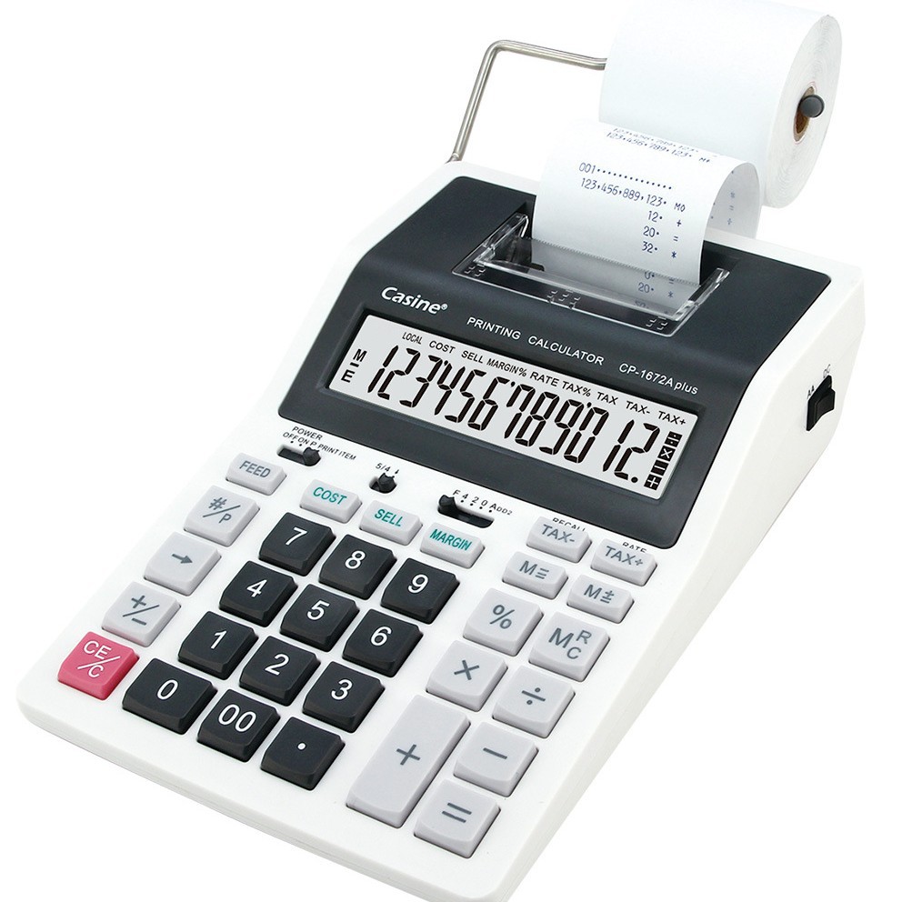Commercial Printing Types - آلة حاسبة للمكاتب والتمويل مع طباعة