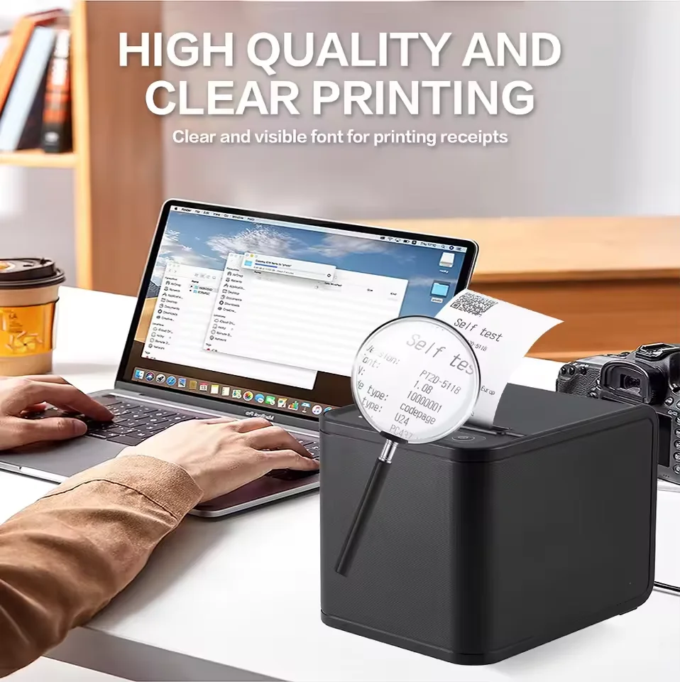XP-T80 طابعة الإيصالات الحراري - مراجعة Commercial Printing Dpi وسعره
