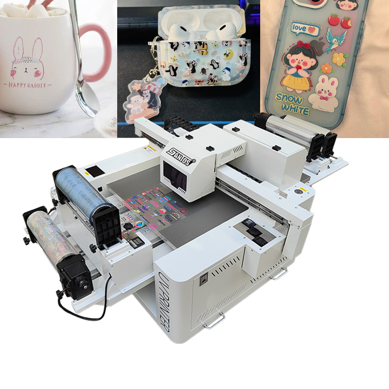 6090 طباعة جلدية مسطحة بالأشعة - مراجعة Hybrid Commercial Printing وسعره