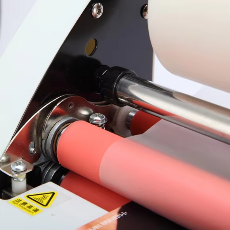 آلة تغليف حرارية وباردة 450 مم - مراجعة Laminator Cold Roll وسعره