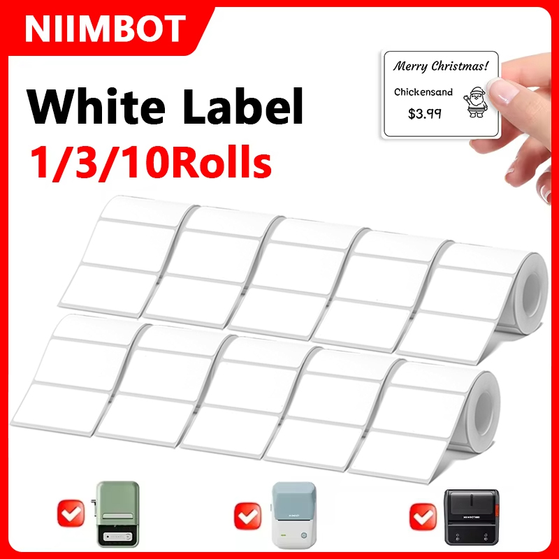 Niimbot 1/3/10 لفات الأبيض الح - مراجعة Commercial Printing Types وسعره