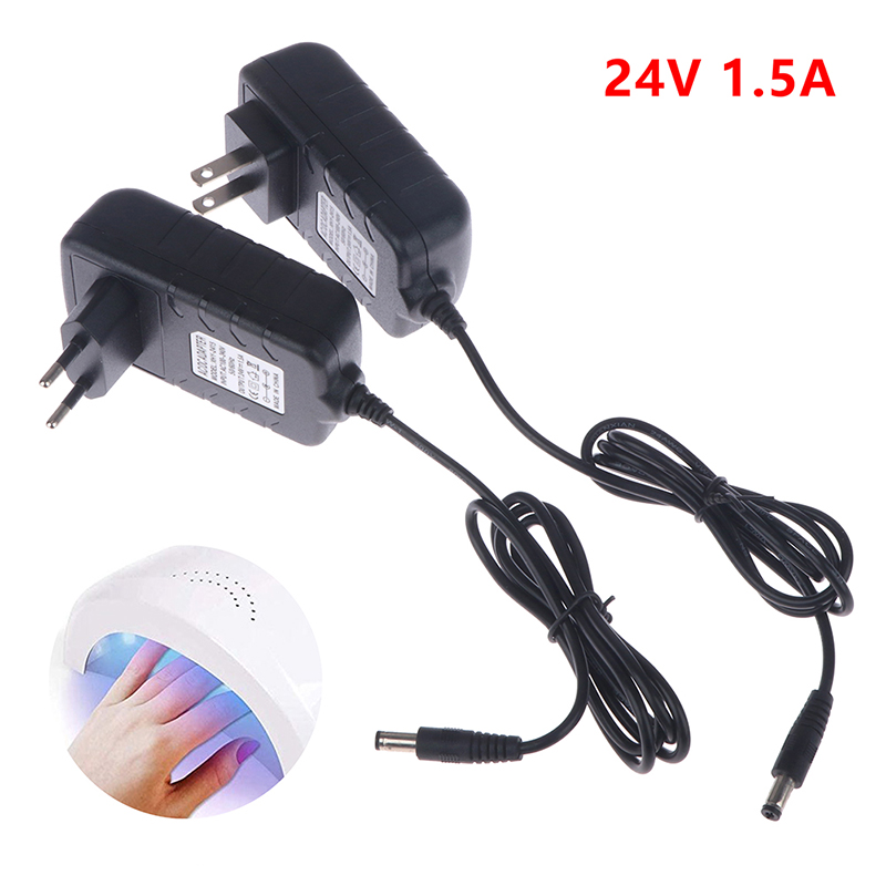 【محول طاقة 24 فولت 1.5 أمبير،  - مراجعة Uv Led Lamp Printer وسعره