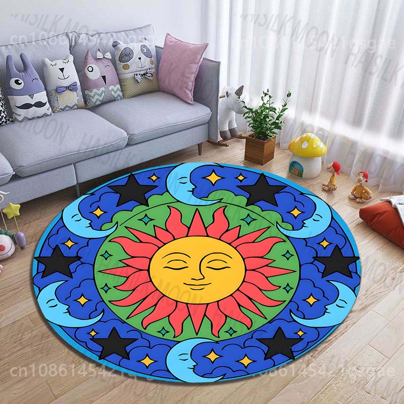 سجادة دائرية مطبوعة بتصميم الش - مراجعة Commercial Printing And Design وسعره