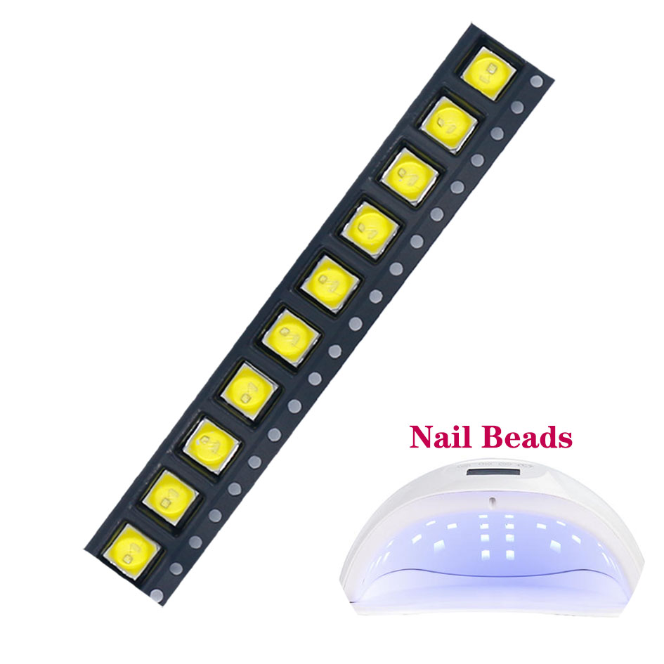 20 قطعة من مصابيح الأظافر LED  - مراجعة Uv Led Lamp Printer وسعره