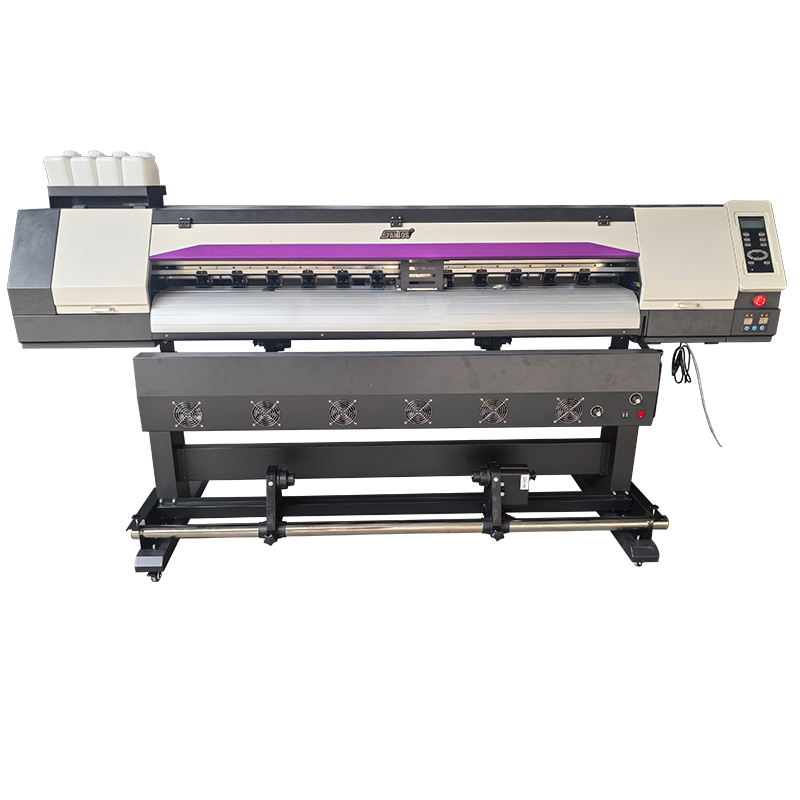 1.8 متر طابعة الراسمة الفينيل  - مراجعة Commercial Digital Printing Machine Price وسعره