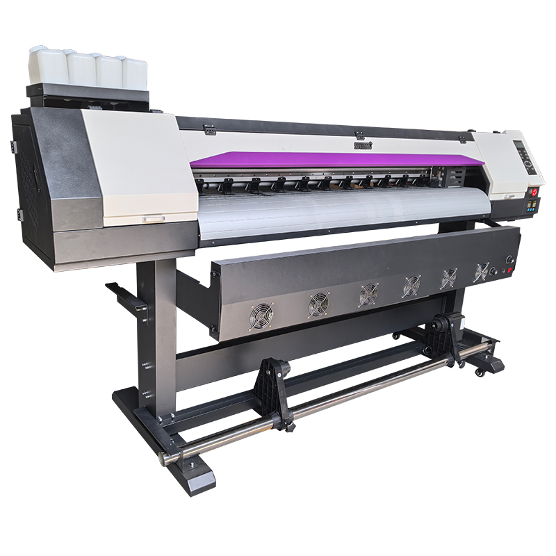 1.8 متر طابعة الراسمة الفينيل  - مراجعة Commercial Digital Printing Machine Price وسعره